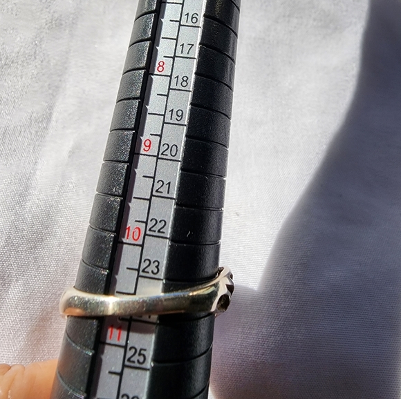 GENUINE LAPIS STERLING SILVER RING SIZE 10.5 - Picture 2 of 7